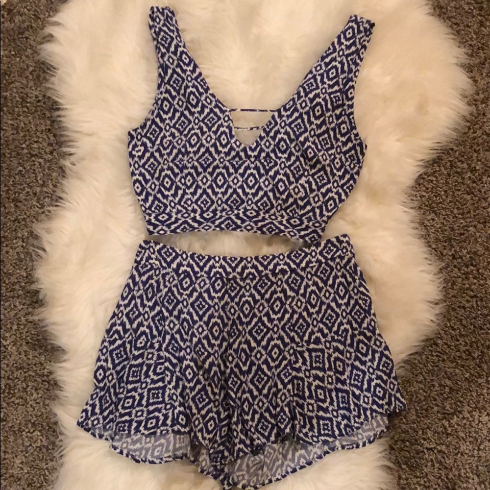 Two piece romper set